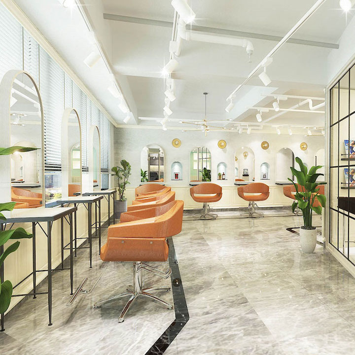 beauty hairdressers hair cut salons stylists colour dye coloured treatment aube hong kong japanese