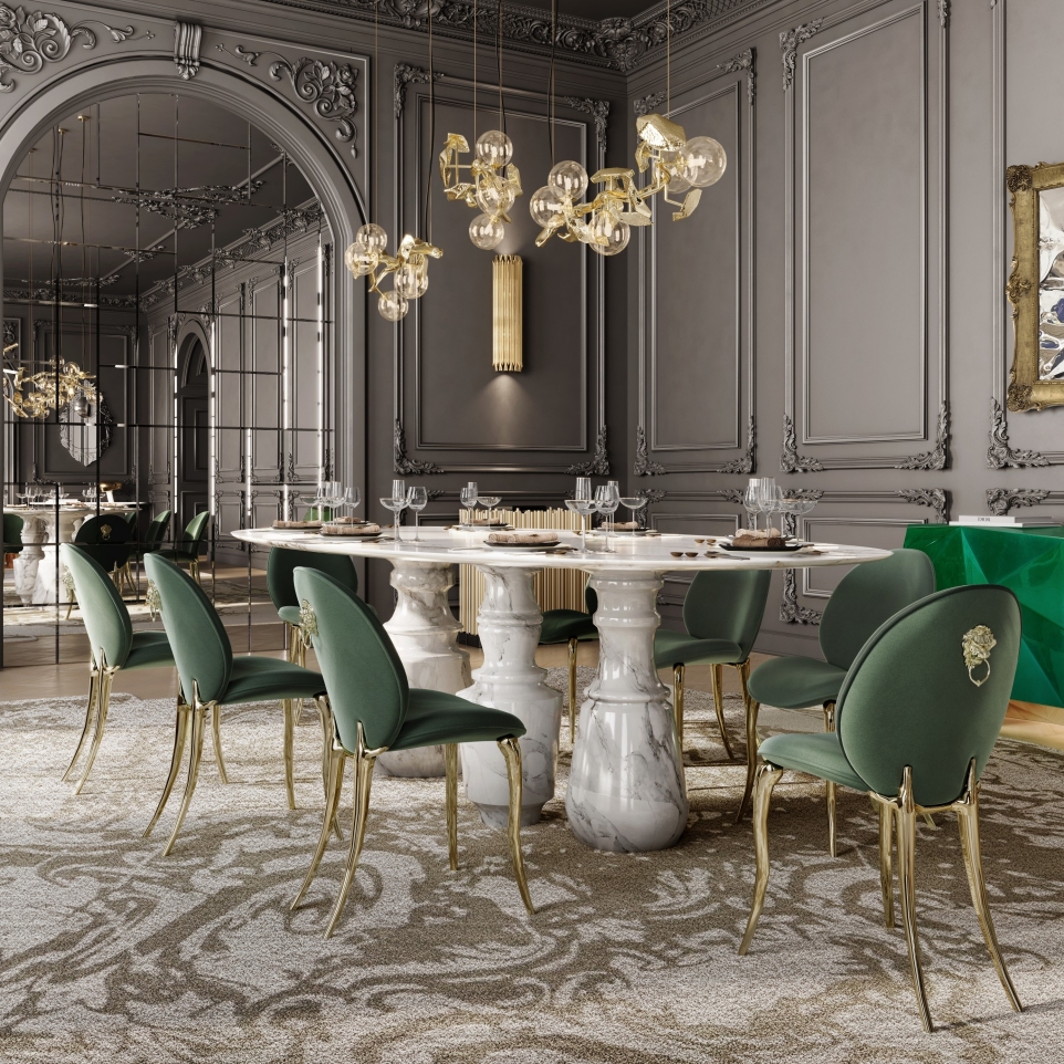 Bold Dining Tables for a Dramatic Dining Experience