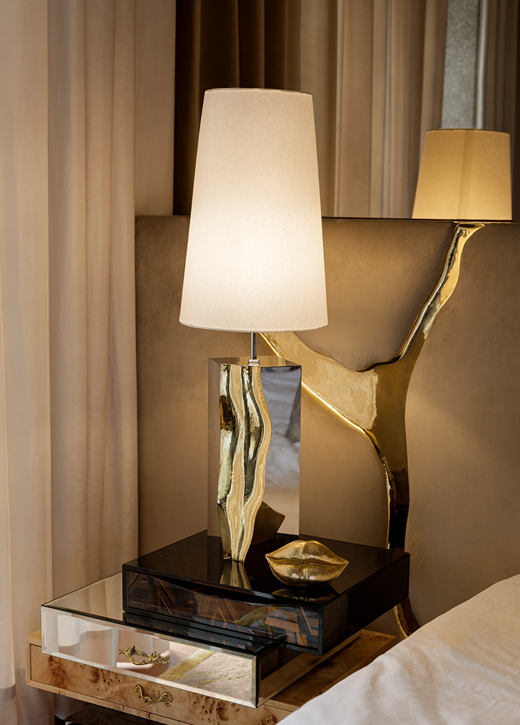 Contemporary Lapiaz Table Lamp by Boca do Lobo