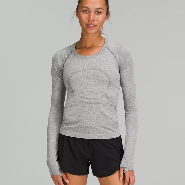 lululemon gifts fitness style athleisure gift athletic wear accessories swiftly tech long sleeve shirt