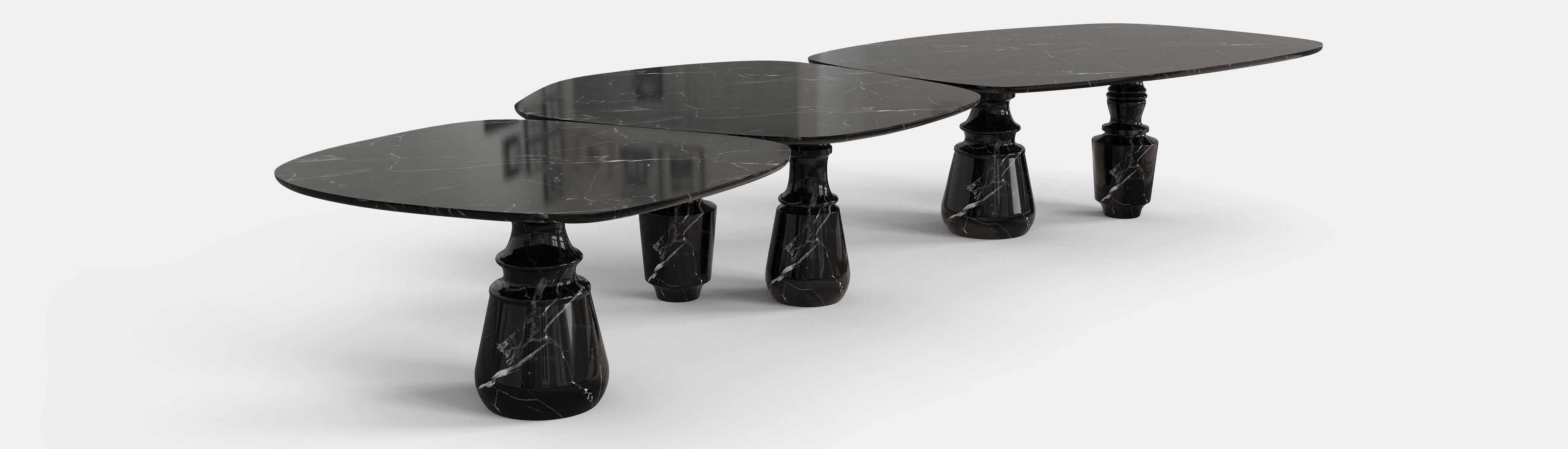 Pietra Modular Dining Table by Boca do Lobo Statment Pieces