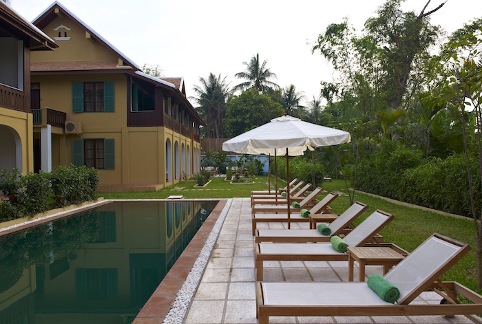 the pool at apsara rive droite hotel