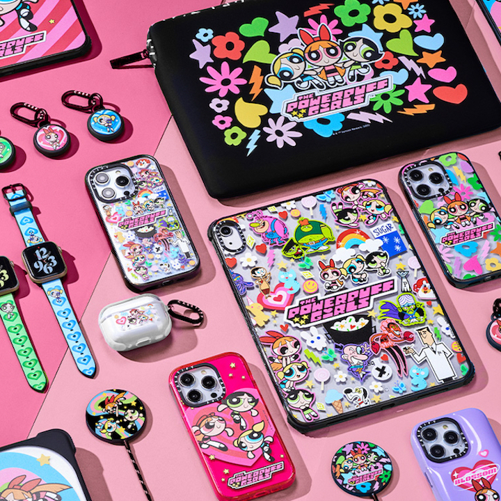 the sassy edit new brands openings products whats on june 2023 casetify the powerpuff girls collection tech accessories iphone samsung google pixel airpods airpods pro airtags apple watch macbook ipad nintendo switch