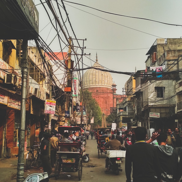 travel delhi india jama masjid