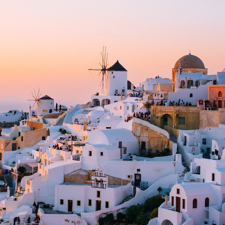 travel guide greek islands santorini