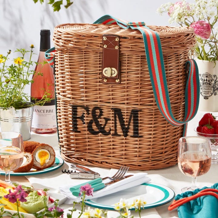 Wedding Gift Guide Fortnum & Mason Wedding Hamper