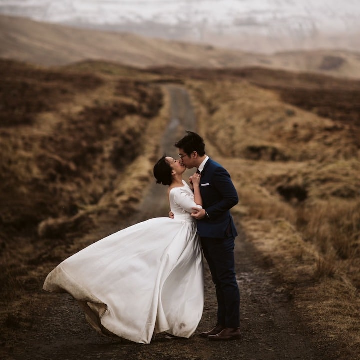 weddings that bride lili chu scotland