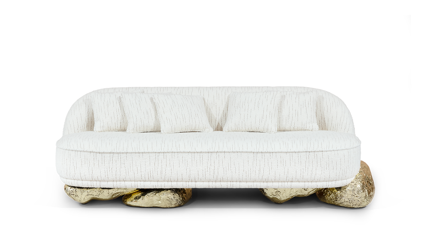 Modern Angra white Sofa by Boca do Lobo