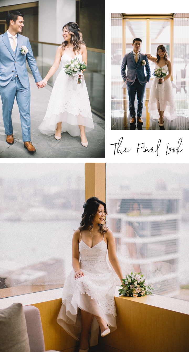 Christina Devine Bespoke Wedding Dress: Final Look