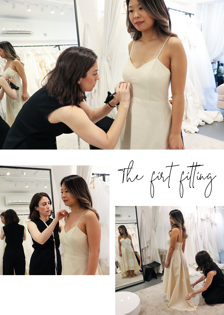 Christina Devine Bespoke Wedding Dress: The First Fitting