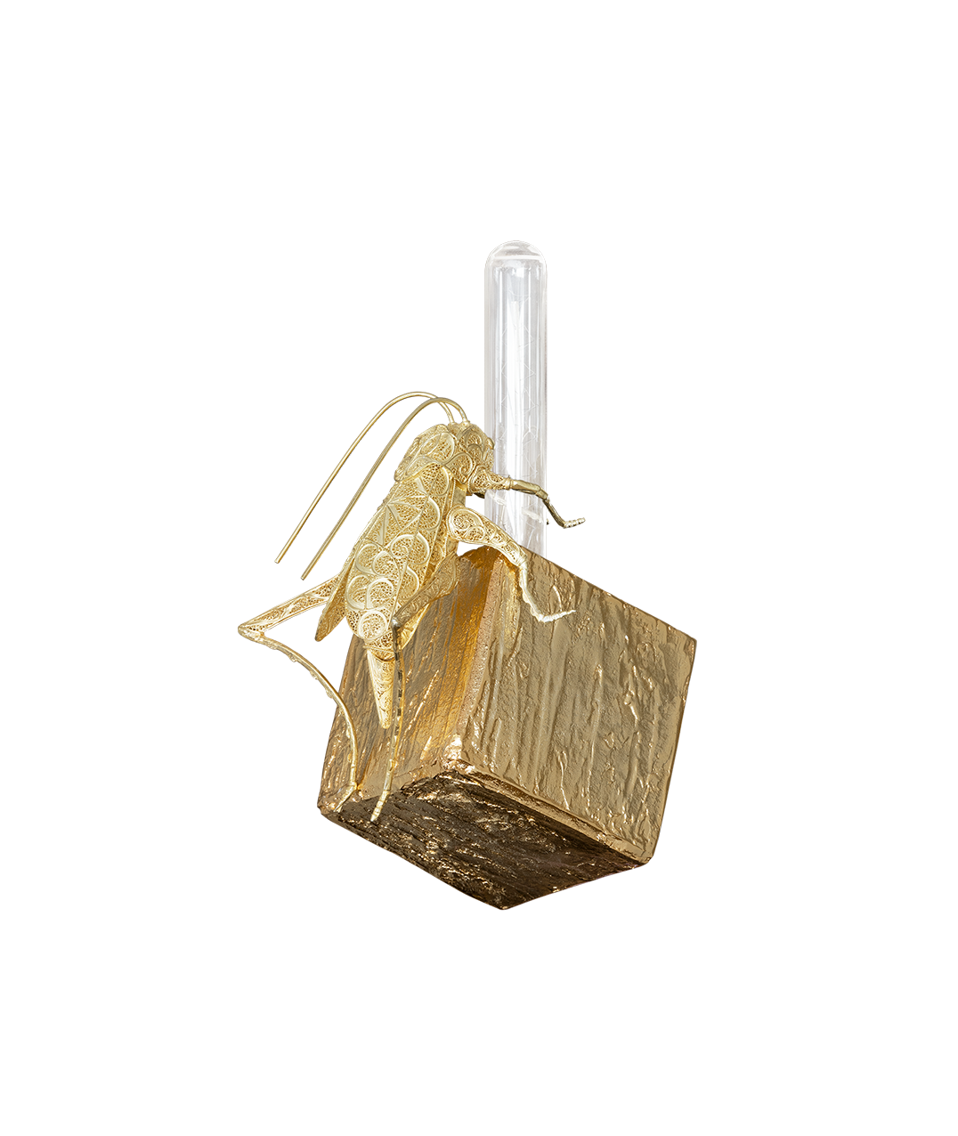 Handcrafted Cubic Filigree Cricket Small Wall Lamp by Boca do Lobo