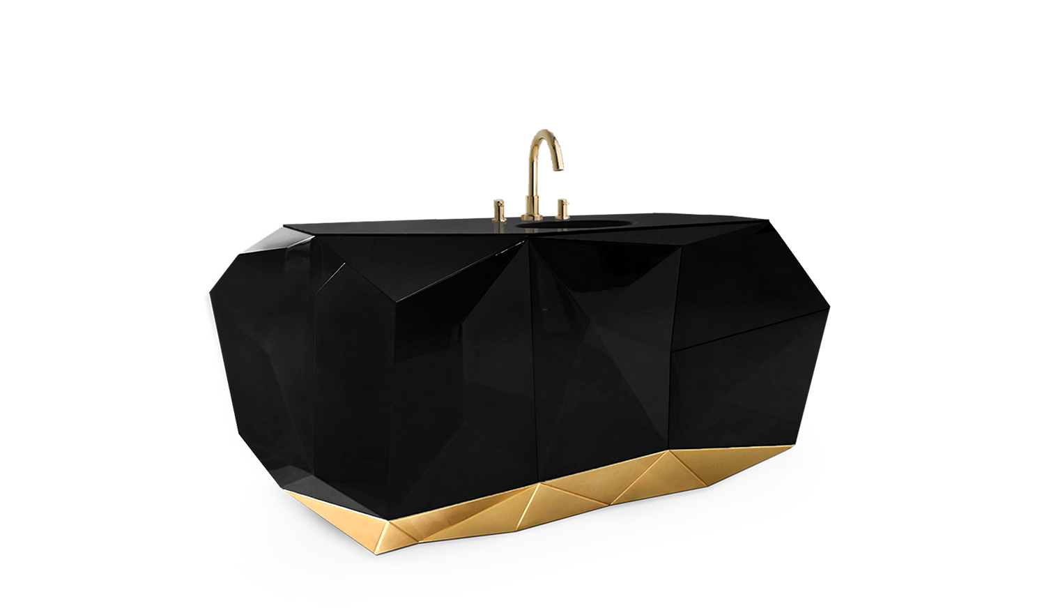 Exclusive Diamond Washbasin by Boca do Lobo