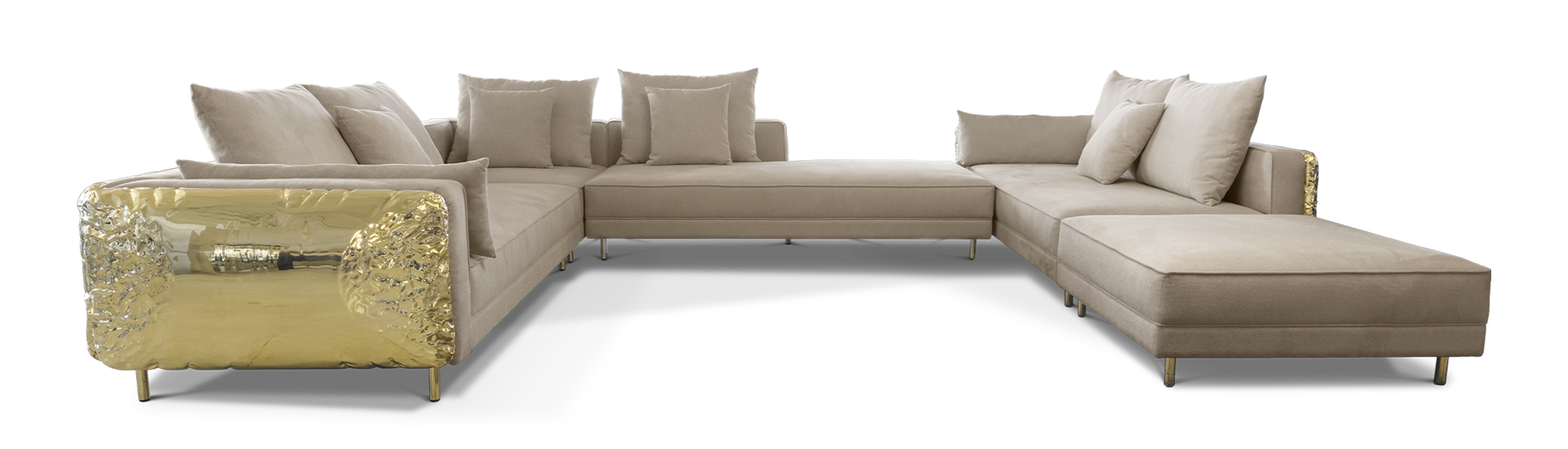 Imperfectio Cream Modular Sofa by Boca do Lobo Statment Pieces