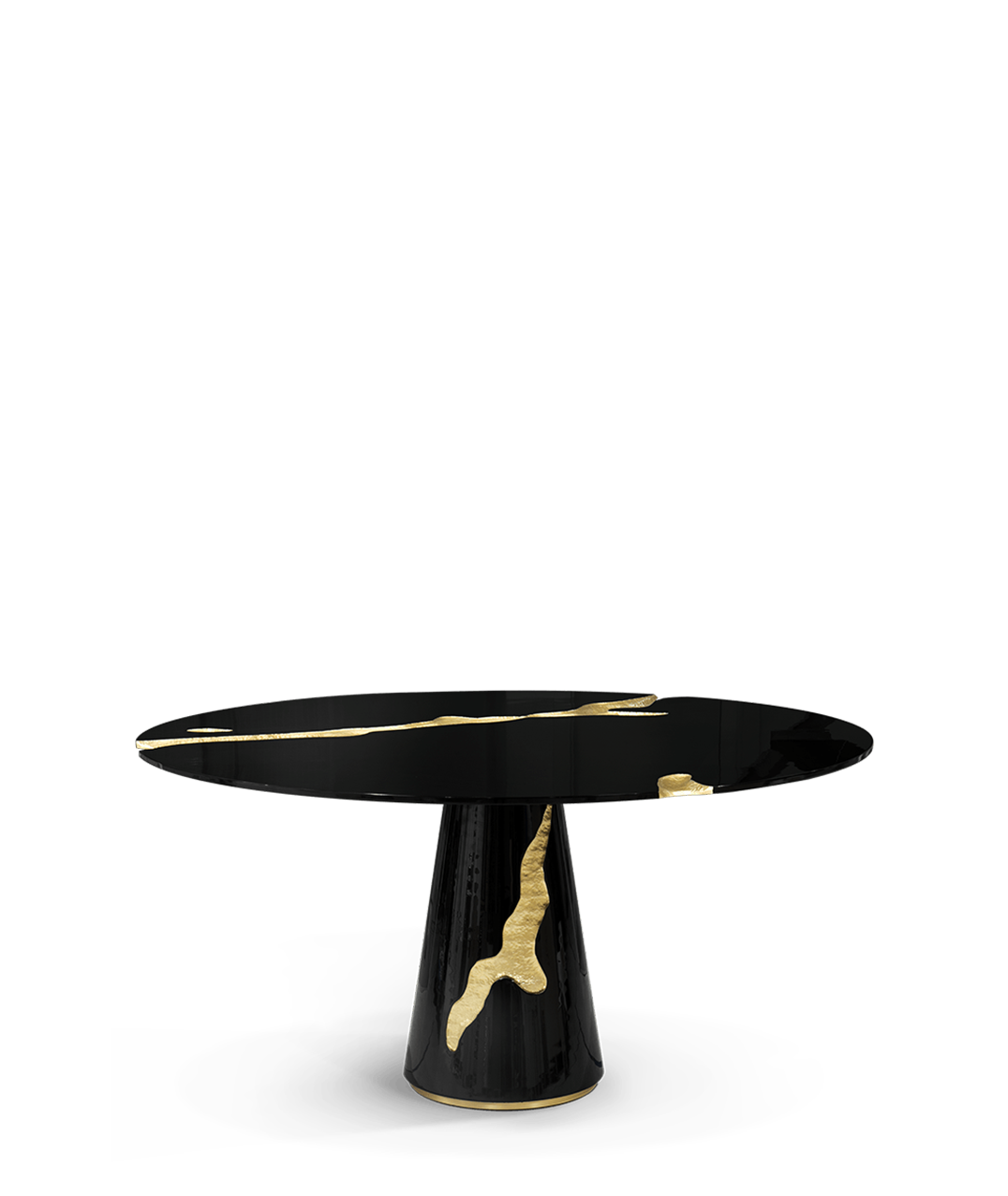 Lapiaz Black Dining Table Design by Boca do Lobo