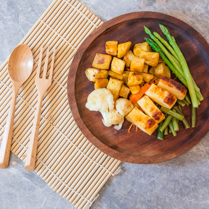 NOSH Flexitarian Meal Plan: Roasted Halloumi