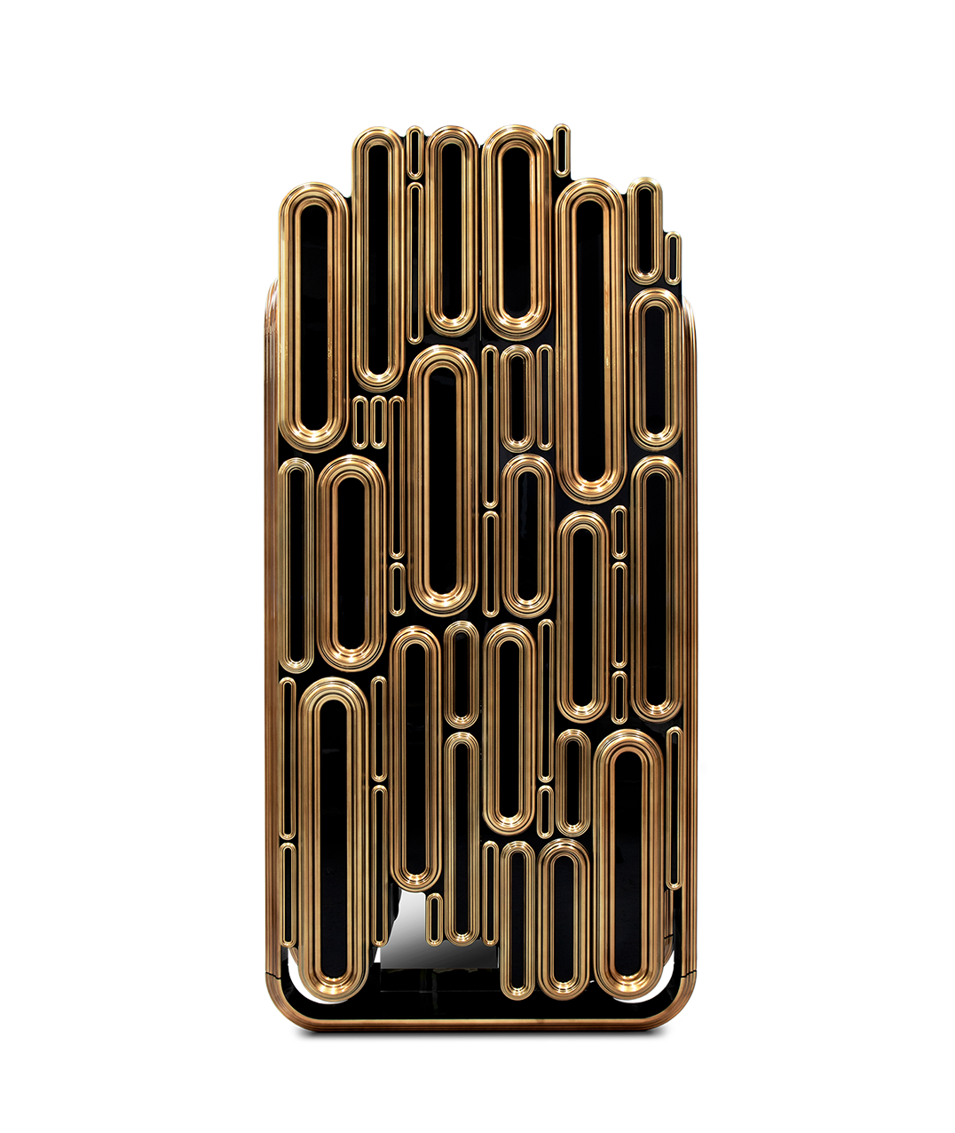 Oblong Gold Cabinet Renowned Design by Boca do Lobo