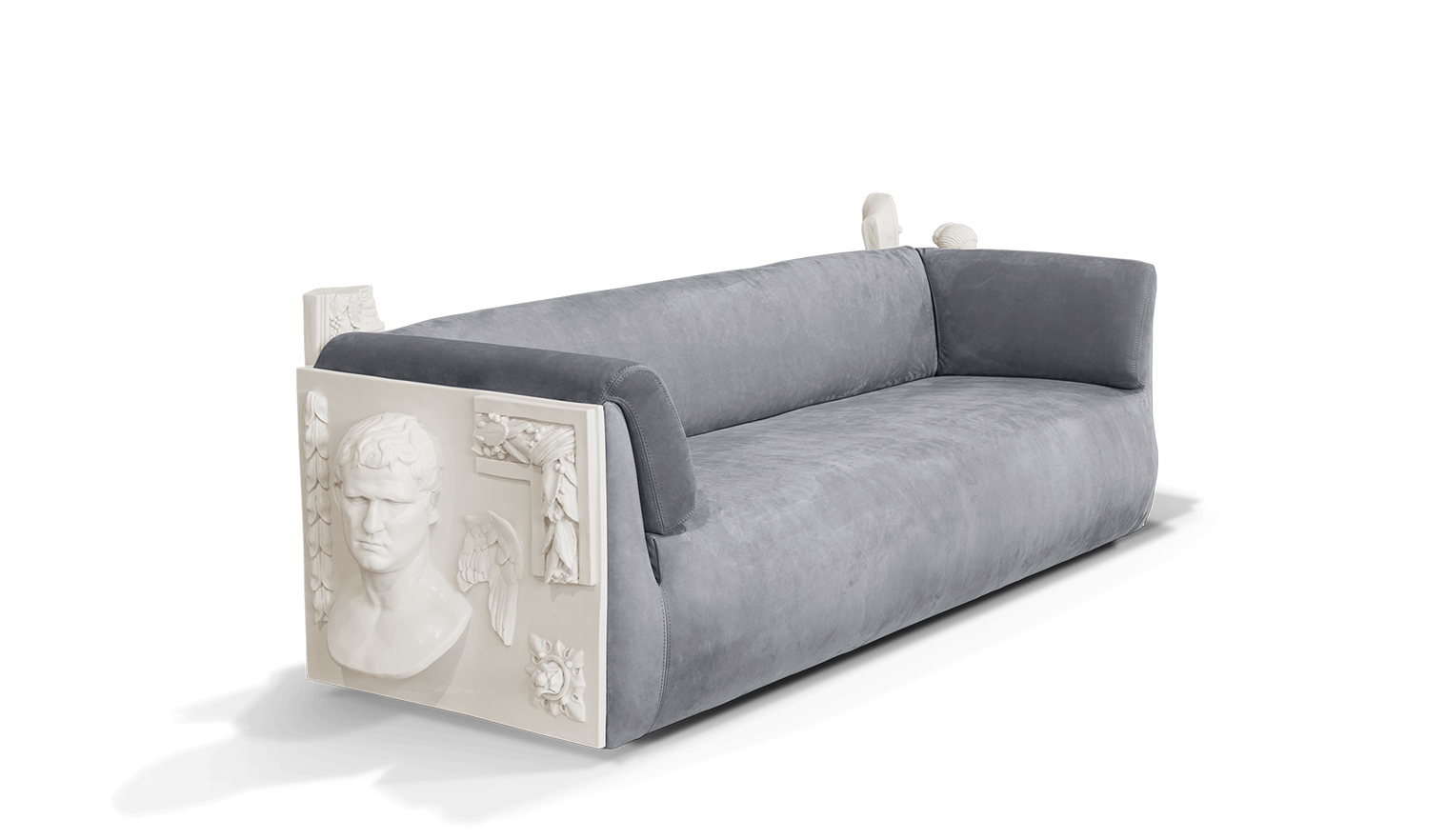 Modern Angra white Sofa by Boca do Lobo