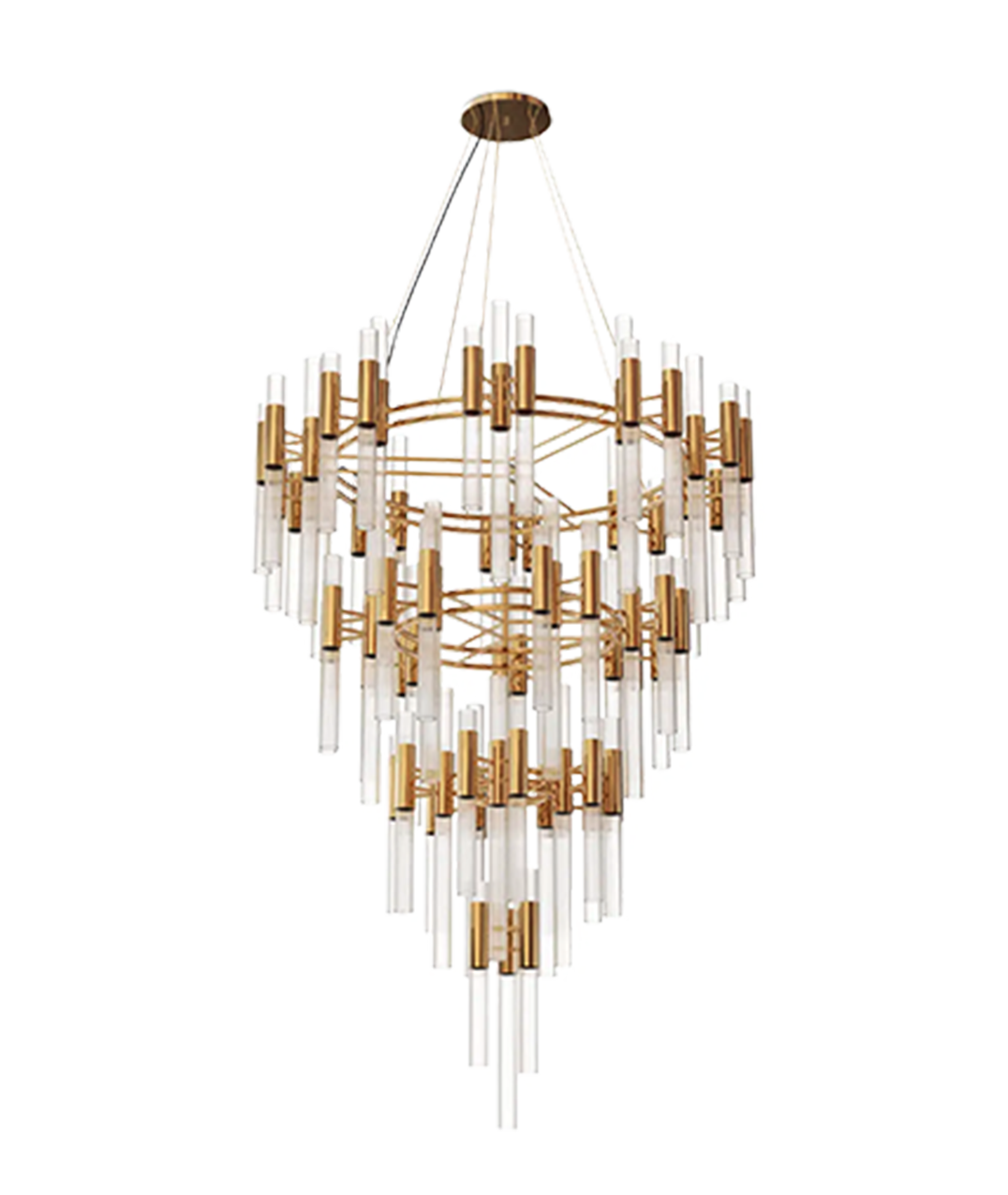 waterfall chandelier